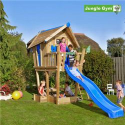 Jungle Gym Playhousetorn komplett Jungle Gym Crazy med rutschkana