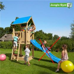 Jungle Gym Lektorn komplett Jungle Gym Castle UTAN rutschkana
