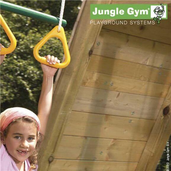 Jungle Gym Jungle Gym Trapez med ringar kit gul