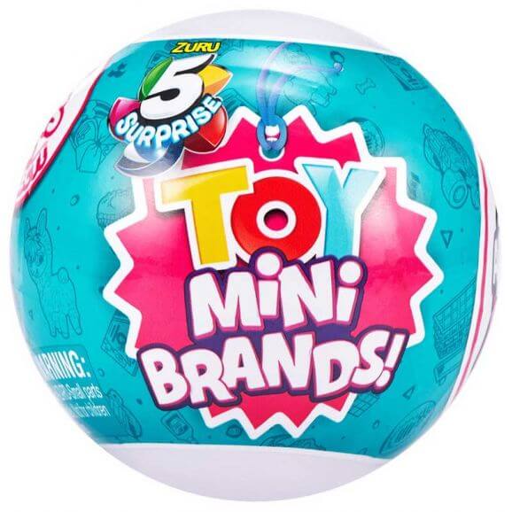 Mini Brands Toys Mystery Balls 5 Surprises Zuro Alive