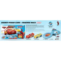 Carrera First Bilbana Race Of Friends Disney Cars Blixten McQueen och Dinoco Cruz Ramirez 240 cm 1:50