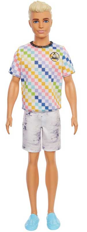 Barbie Ken Docka Fashionista Checkered Shirt