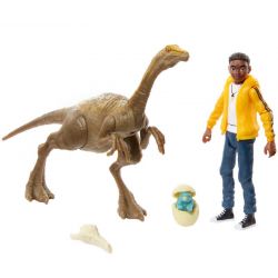 Jurassic World Darius figur och dinosauriefigur Gallimimus