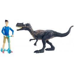 Jurassic World Kenji figur och dinosauriefigur Monolophsaurus