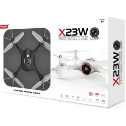 Radiostyrd Drönare Syma X23W WiFi med kamera 2,4 Ghz Svart