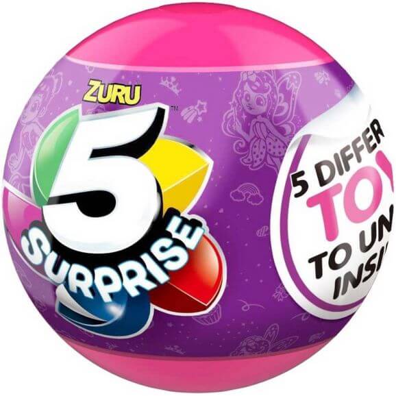 ÄNDRA BILD TILL LILA Collectables Balls 5 Surprises Zuro Alive
