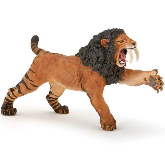 Papo Smilodon med man