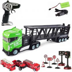 Radiostyrd Lastbil Autotransporter 2,4 Ghz
