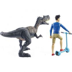 Jurassic World Kenji figur och dinosauriefigur Monolophsaurus