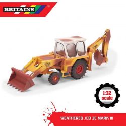 Britains JCB 3C Mark III Rostigt Utseende 1:32
