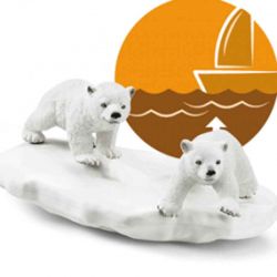 Schleich Isbjörnar Lekplats 42531
