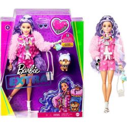 Barbie Extra Teddy Bear Jacket & Shorts with Pet