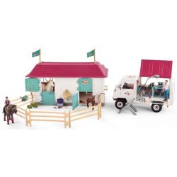 Schleich Veterinärsbesök på stallet