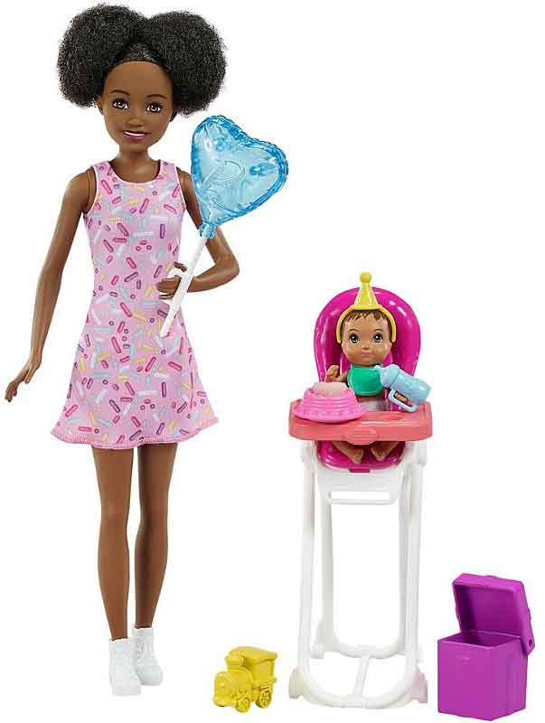 Läs mer om Barbie Skipper Babysitter Color Change Baby Doll GRP41
