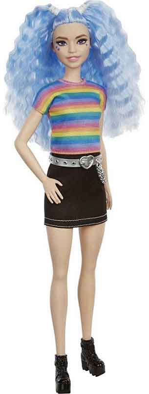 Barbiedocka Fashionistas Rainbow top Nr. 170