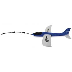 Pilo Foam Hand Launch Glider EPP wing white fuselage blueGlidflygplan kasta skumplan