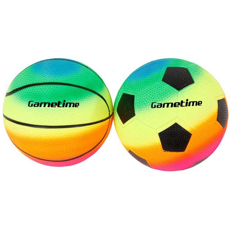 Fletsch Ball Ballspiel 10 cm Gummischleuder Funball Fußball Basketball 