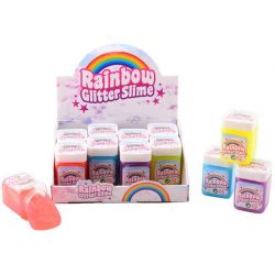 Rainbow Glitter Slime
