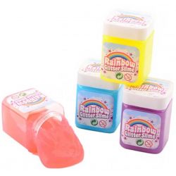 Rainbow Glitter Slime