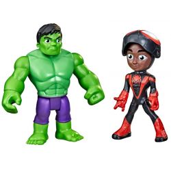 Hulken och Miles Morales Figurer Spider och hans Vänner