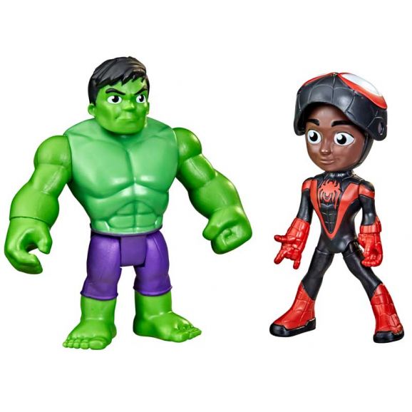 Hulken och Miles Morales Figurer Spider och hans Vänner