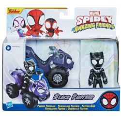 Black Panther Figur och Fordon Spidey and his Amazing Friends