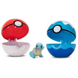 Pokemon Clip N Go Belt Set - Squirtle, Poke Ball och Dive Ball