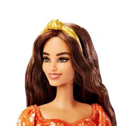 Barbiedocka Fashionistas Orange Dress