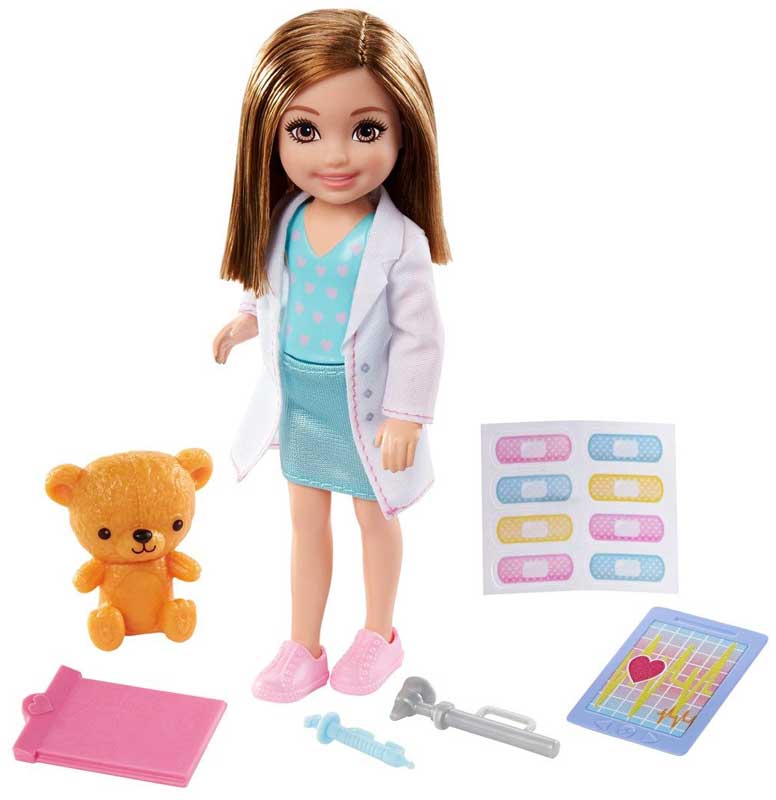 Läs mer om Barbie Chelsea Karriär Läkare Docka