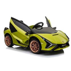 Elbil Lamborghini Sian 12 volt grön