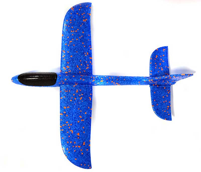 Glidflygplan i frigolit leksak