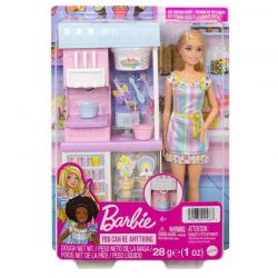 Barbie Ice Cream Shopkeeper Playset