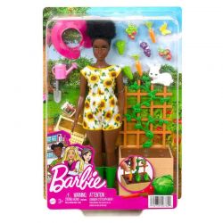 Barbie Docka med trädgårdset och kanin
