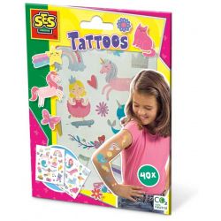 SES Tatueringar Fairytale till barn 40 st.