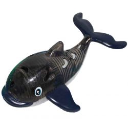 Dykleksak val med lampa