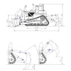 Amewi Hydraulisk Buldozer GB261H