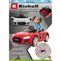 Elbil Audi R8 Röd Einhell Version Jamara 18 volt