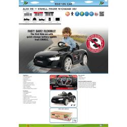 Elbil Audi R8 Röd Einhell Version Jamara 18 volt