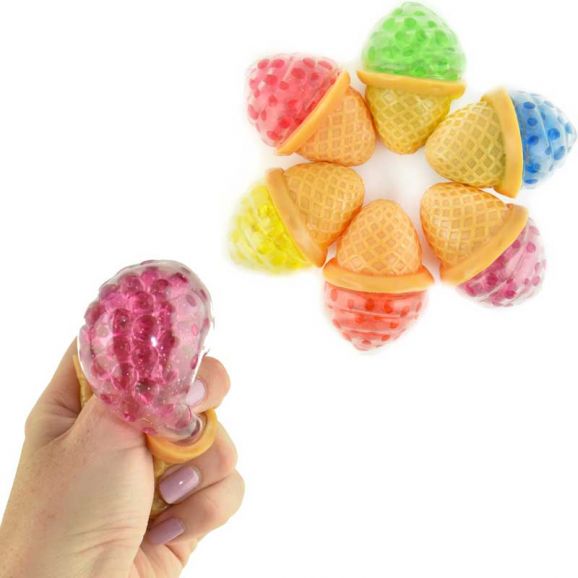 Mjuk Glass Ice Cream Klämglass Fidget