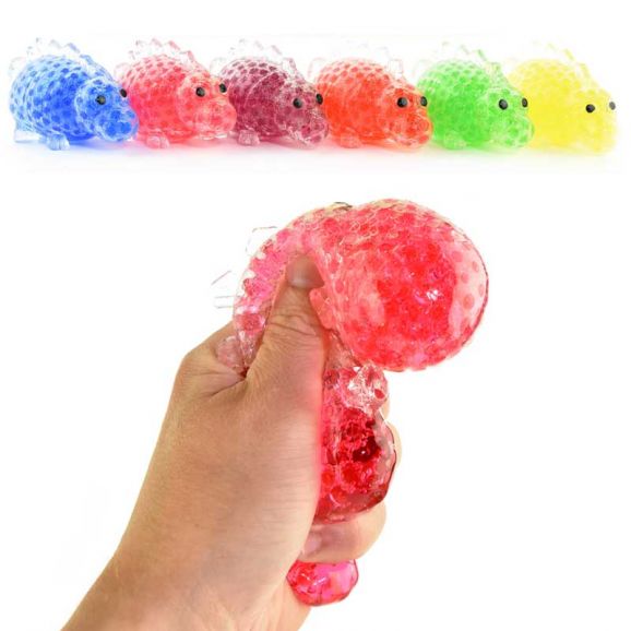 Klämdinosaurie klämdjur med mjuka pärlor 11 cm
