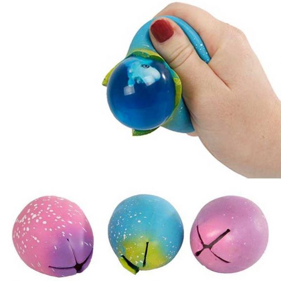 Klämboll ägg med enhörning figur Fidget
