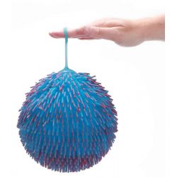 Stor Tvåfärgad Puffer Fluffy Klämboll 25 cm