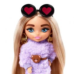 Barbie Extra Mini blont hår och glasögon