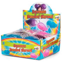 Klämdjur Narval Squishy Blå