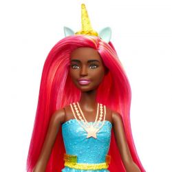Barbie Core Unicorn Rosa hår med slingor