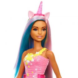 Barbie Core Unicorn Färgat hår med slingor