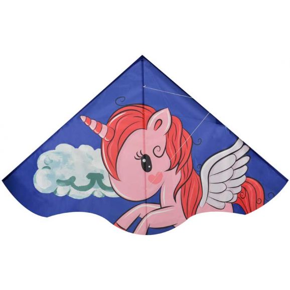 Flygdrake Kite Enhörning 136 x 65 cm