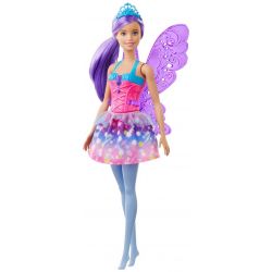 Barbie Dreamtopia Docka Fairy Lila med vingar