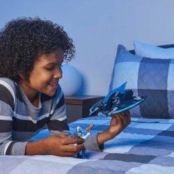 Batman Batwing Bat Tech Flyer med Figurer