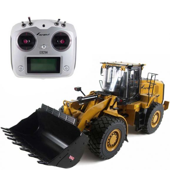 Amewi Hydraulisk Radiostyrd Hjullastare G921H Gul 1:16